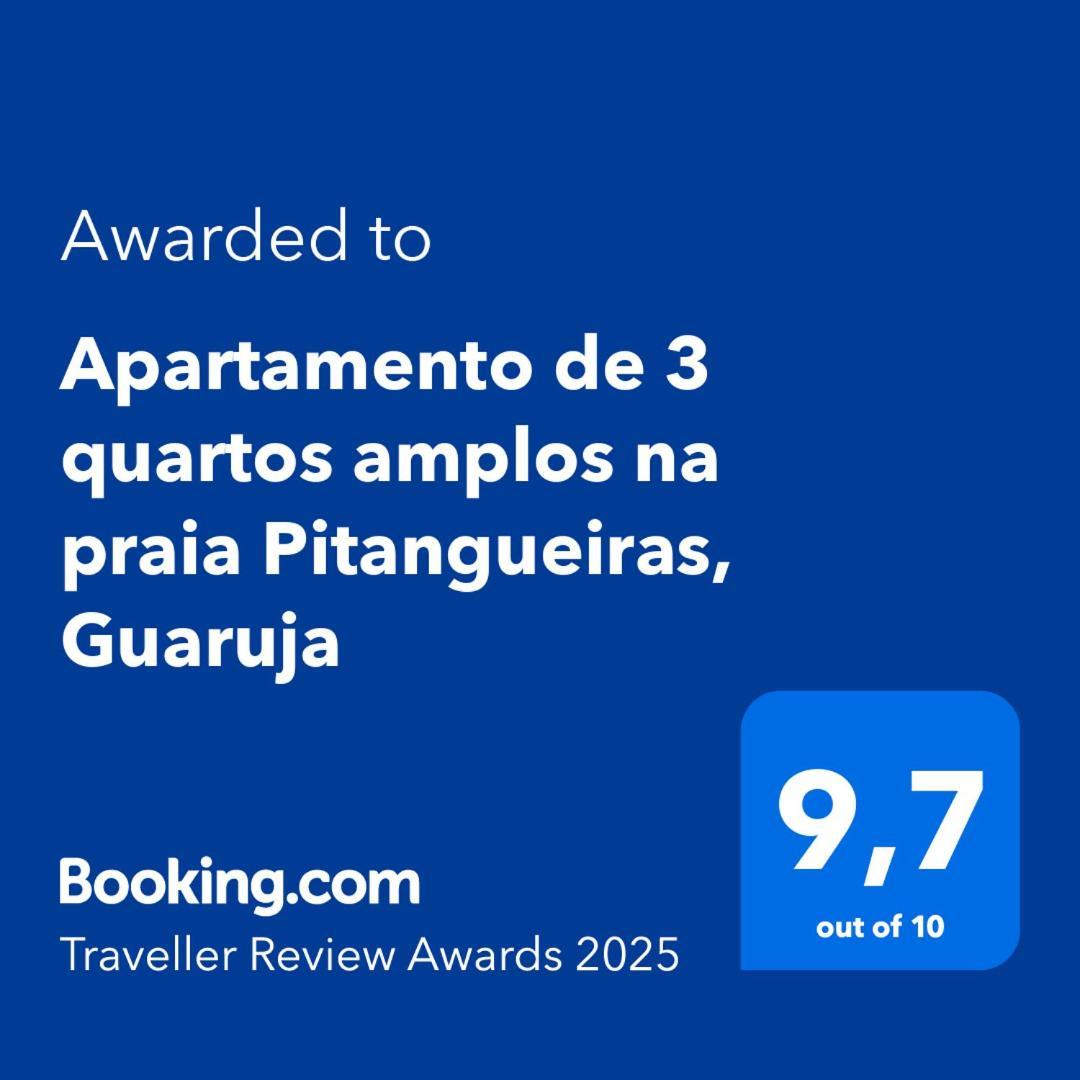 Apartamento De 3 Quartos Amplos Na Praia Pitangueiras, Guarujá Exteriör bild